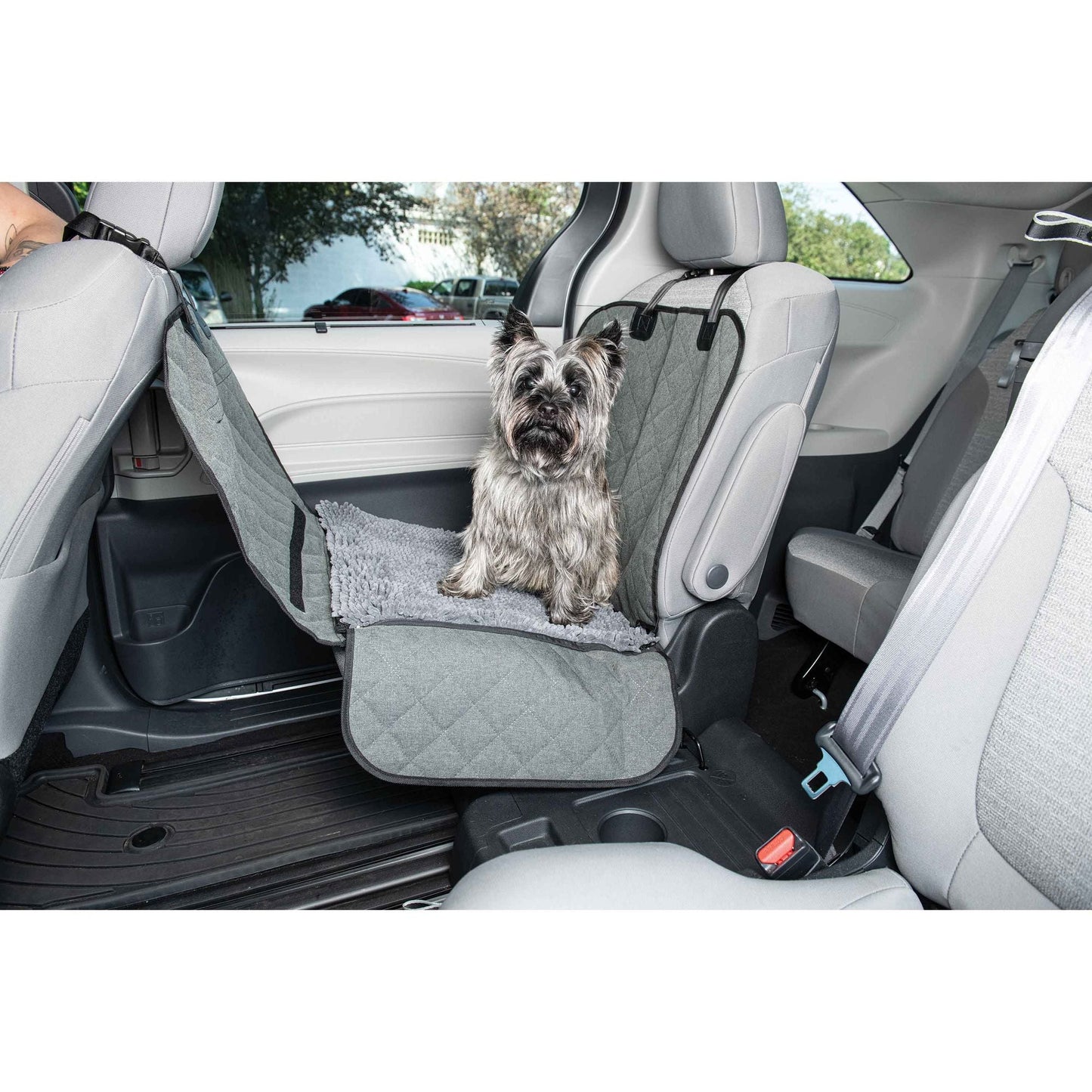DGS Pet Products Dirty Dog Single Car Seat Cover Black 44" x 35" x 2" - DelightsDownSouth