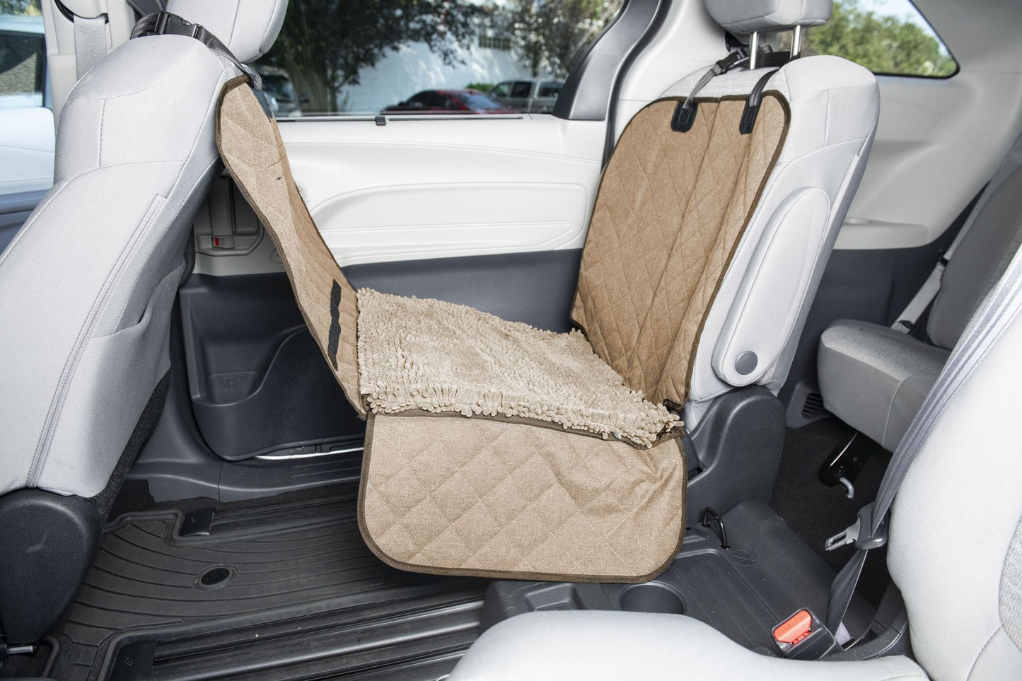 DGS Pet Products Dirty Dog Single Car Seat Cover Black 44" x 35" x 2" - DelightsDownSouth