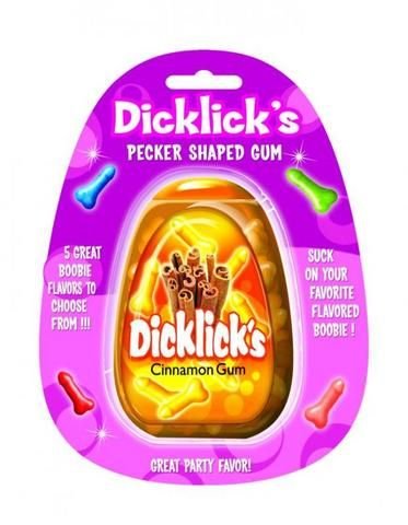 Dicklicks Pecker Shaped Gum Cinnamon - DelightsDownSouth