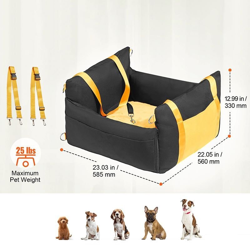 Dog Booster Car Seat Pet Car Seat for Small Dog - DelightsDownSouth
