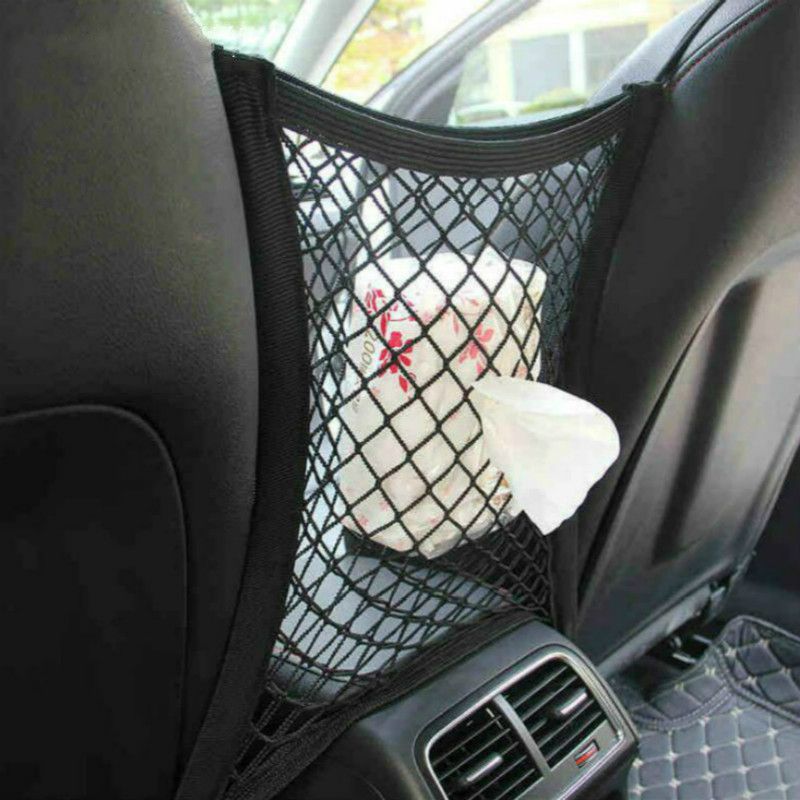 Dog Seat Fences Car Protection Net Safety Storage Bag Pet Mesh Travel Isolation Back Seat Safety Barrier Puppy Accessories - DelightsDownSouth