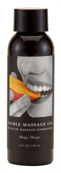 Earthly Body Edible Massage Oil Mango 2oz - DelightsDownSouth