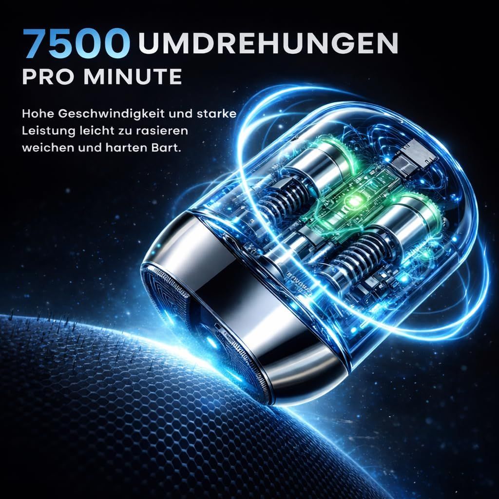 Electric Travel Razor Mini for Bald Men Dual Head Shaver Cordless Rechargeable Women Portable Pocket Close Razors Small Micro Foil Shavers Gifts Body and Face Professional Beard Trimme - DelightsDownSouth