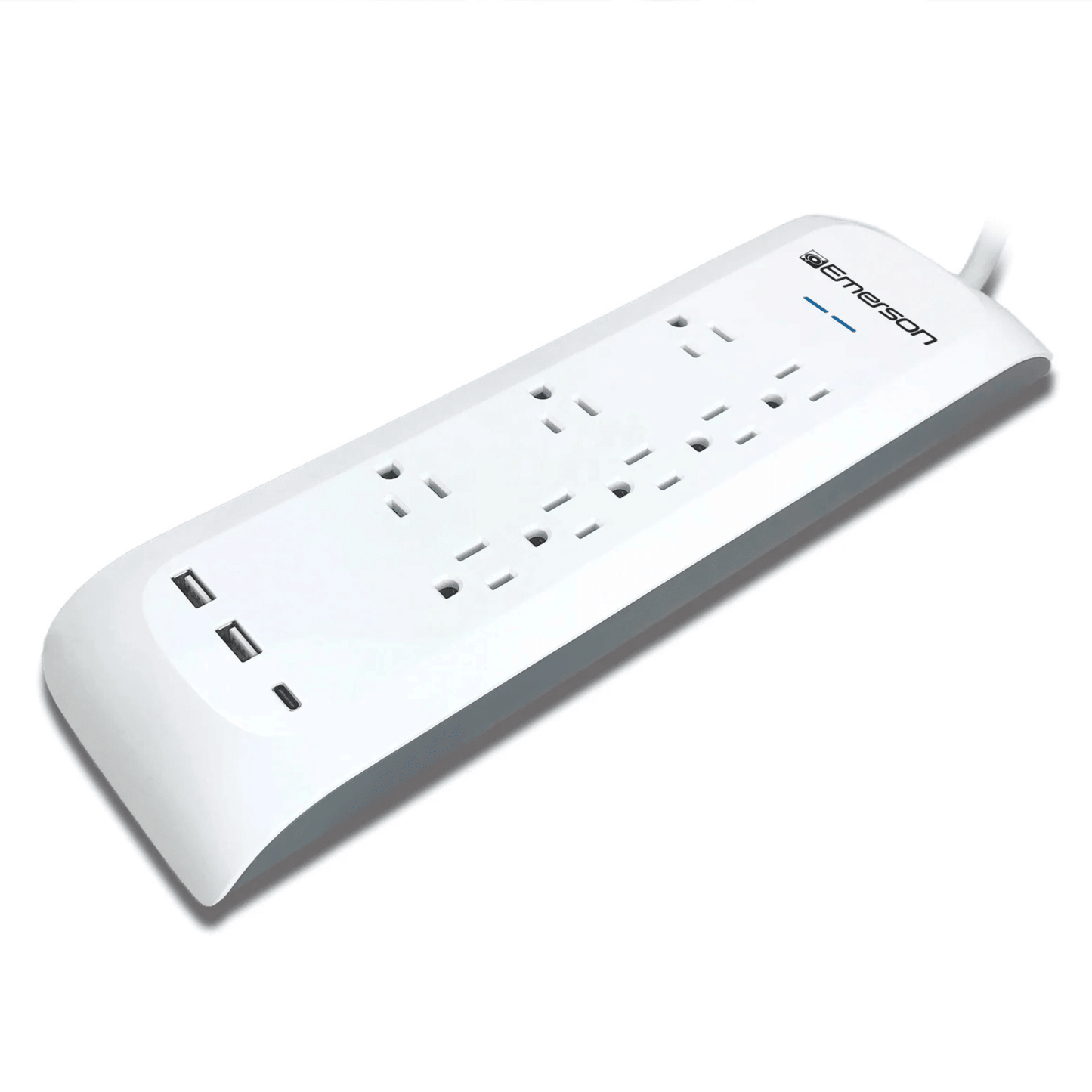 Emerson 11 - in - 1 Multi - Outlet Surge Protector Charging System - DelightsDownSouth