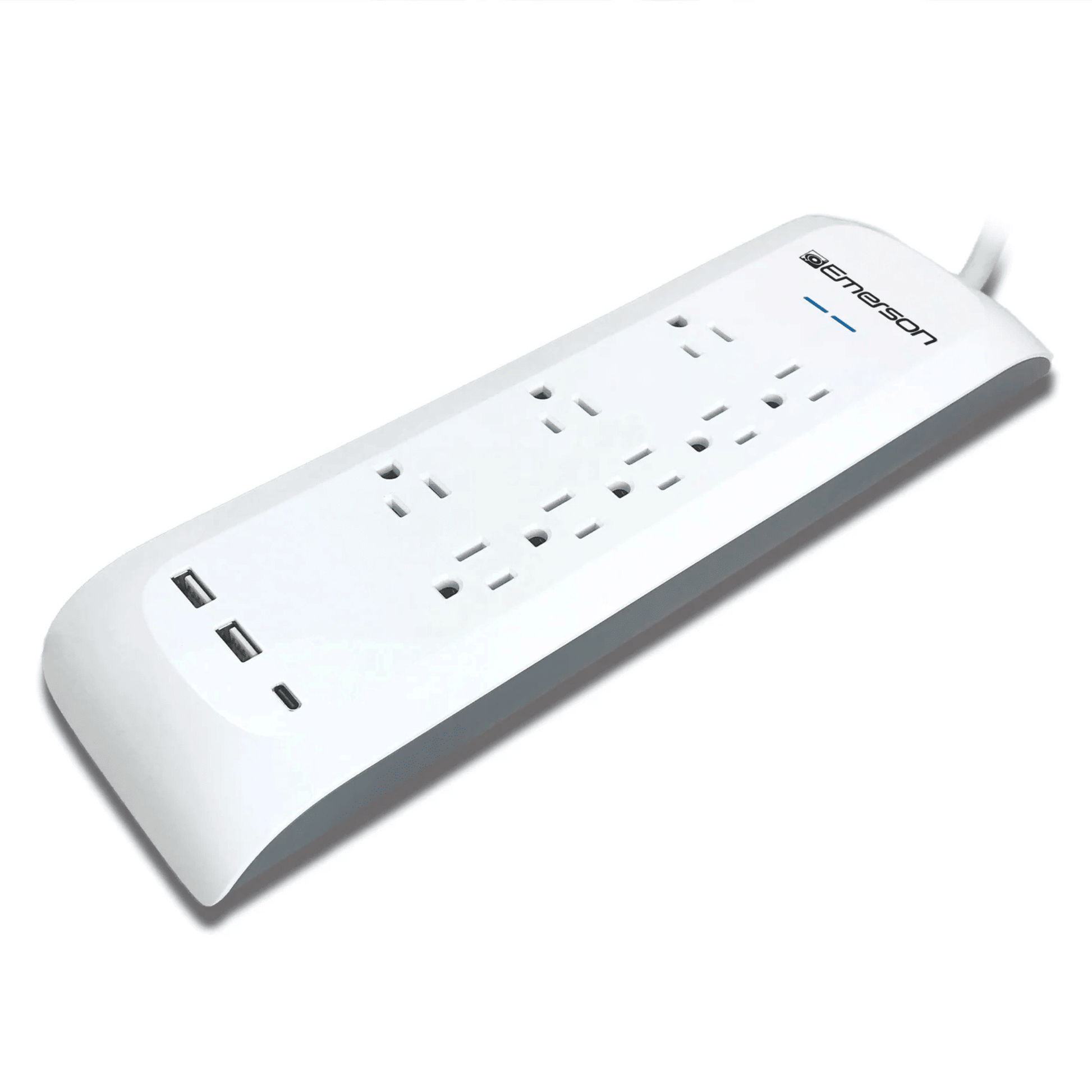 Emerson 11 - in - 1 Multi - Outlet Surge Protector Charging System - DelightsDownSouth