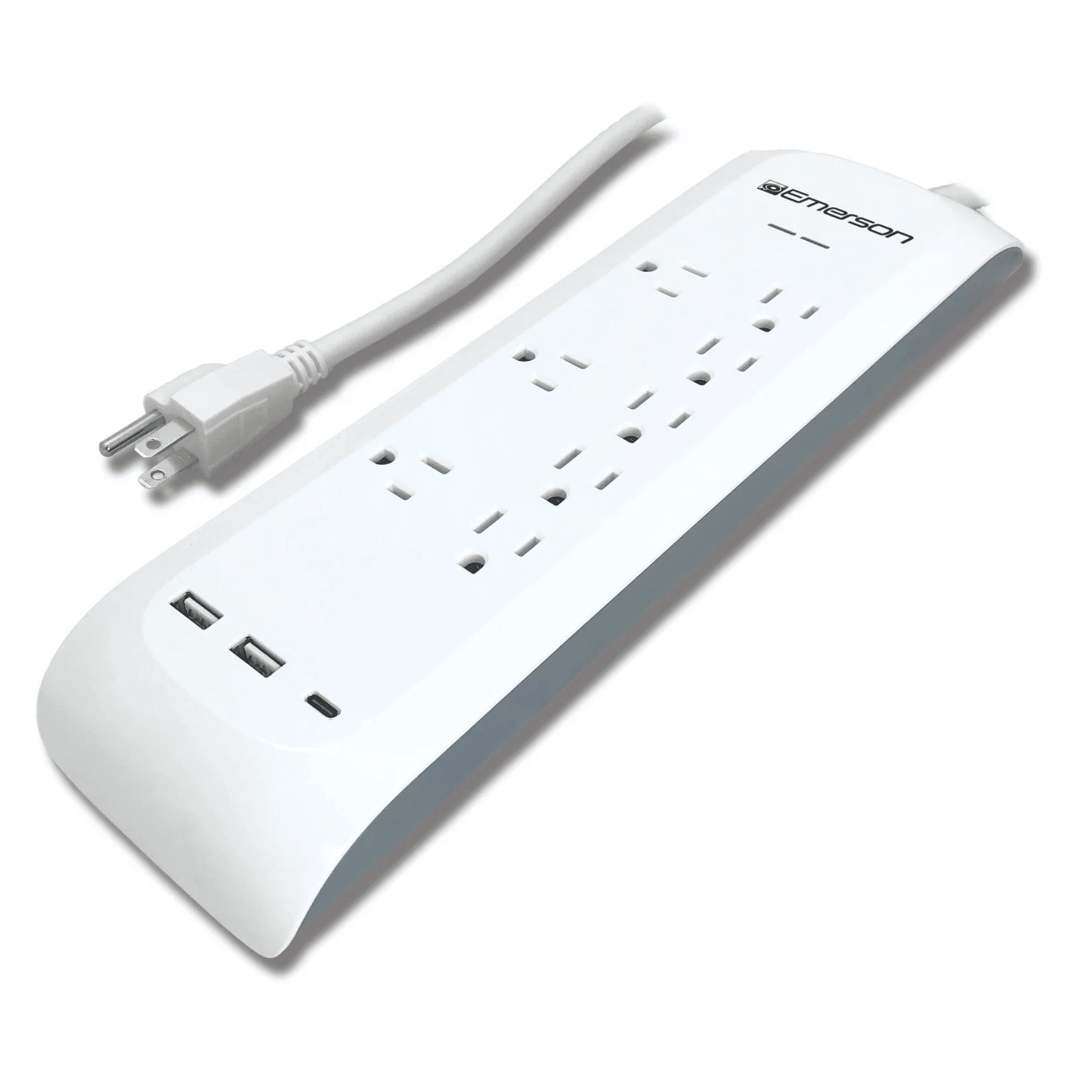 Emerson 11 - in - 1 Multi - Outlet Surge Protector Charging System - DelightsDownSouth
