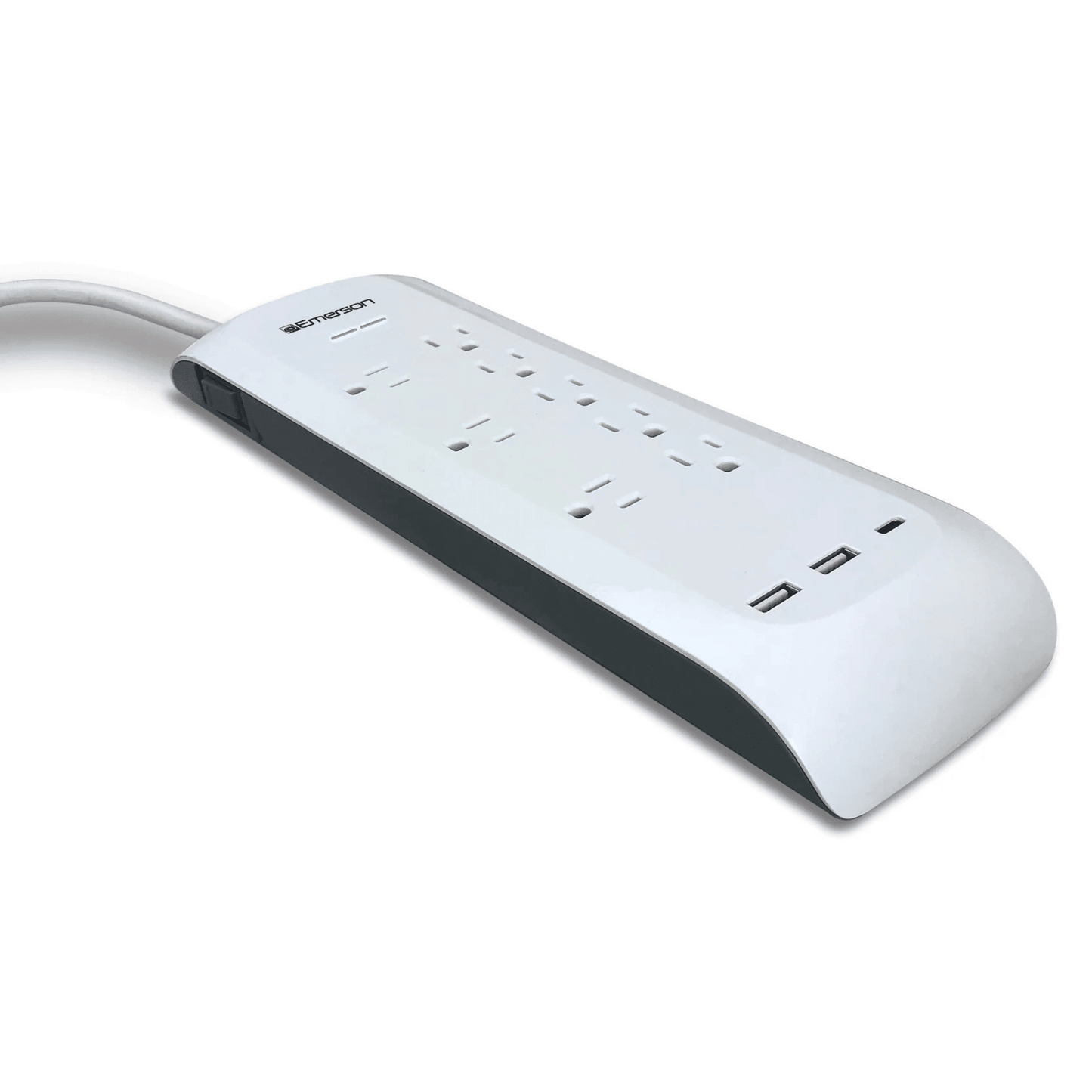 Emerson 11 - in - 1 Multi - Outlet Surge Protector Charging System - DelightsDownSouth