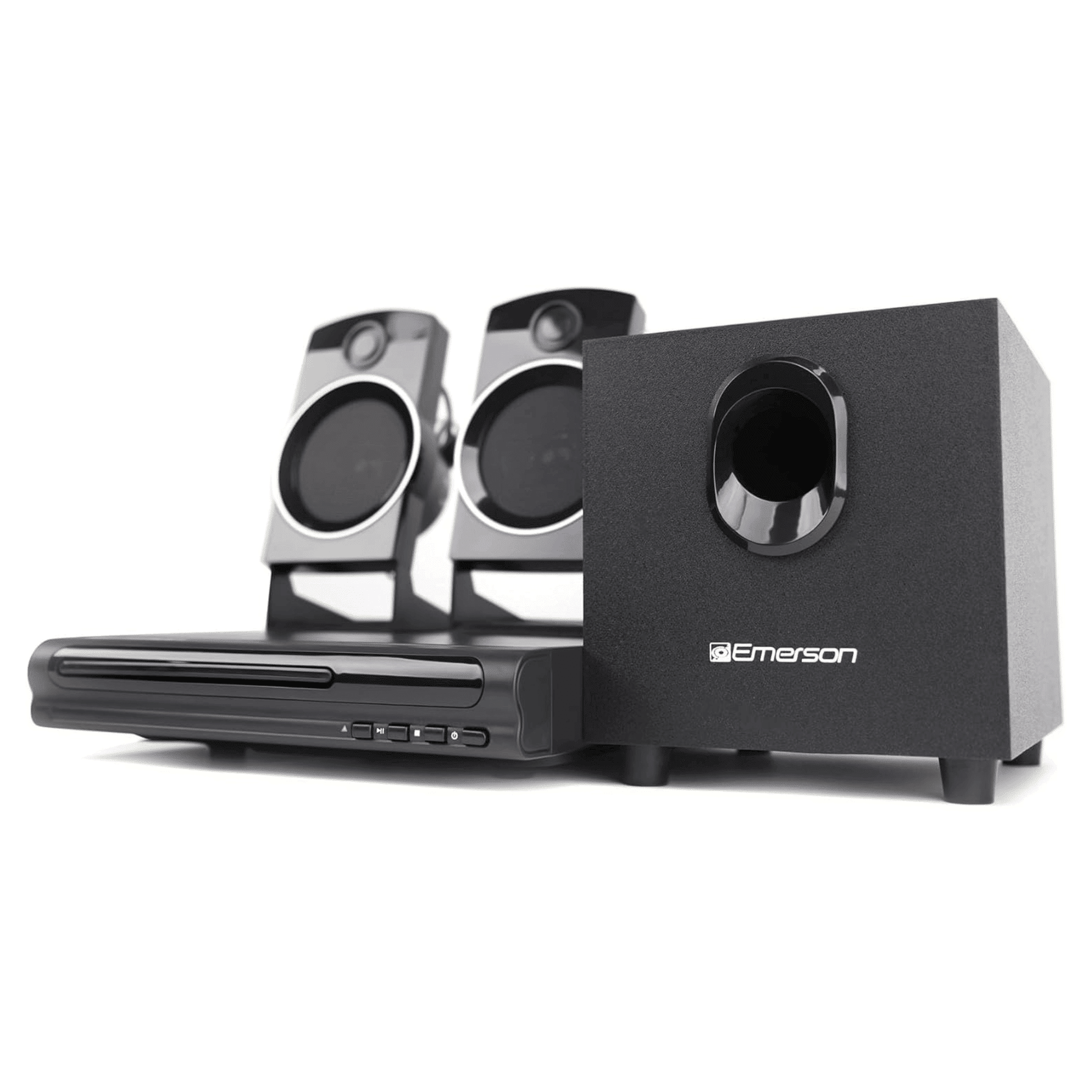 Emerson Speaker Surround Sound System & 2.1 Channel Home Theater DVD Player - DelightsDownSouth