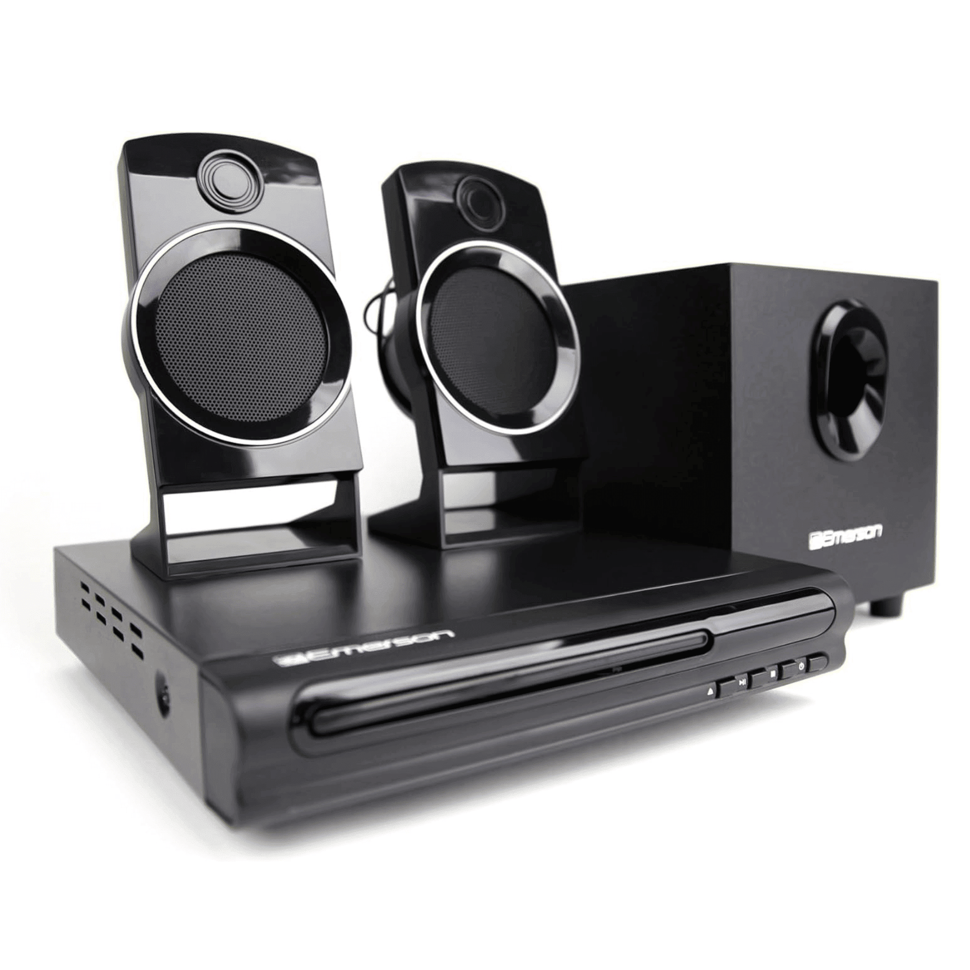 Emerson Speaker Surround Sound System & 2.1 Channel Home Theater DVD Player - DelightsDownSouth