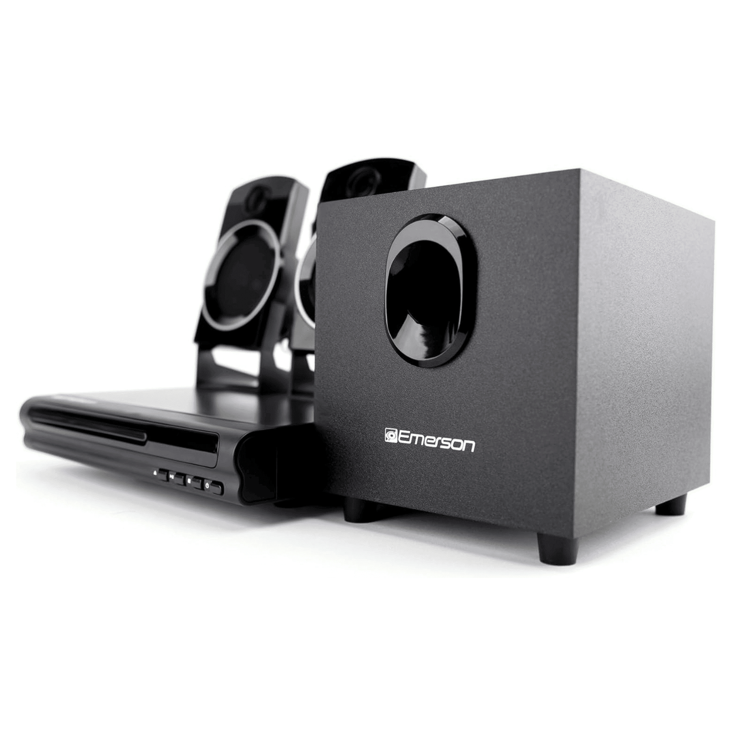Emerson Speaker Surround Sound System & 2.1 Channel Home Theater DVD Player - DelightsDownSouth