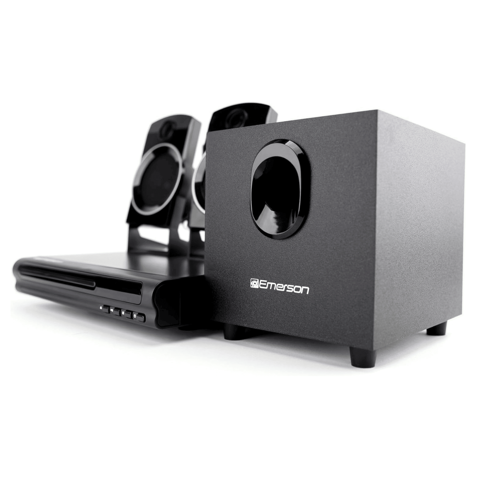 Emerson Speaker Surround Sound System & 2.1 Channel Home Theater DVD Player - DelightsDownSouth