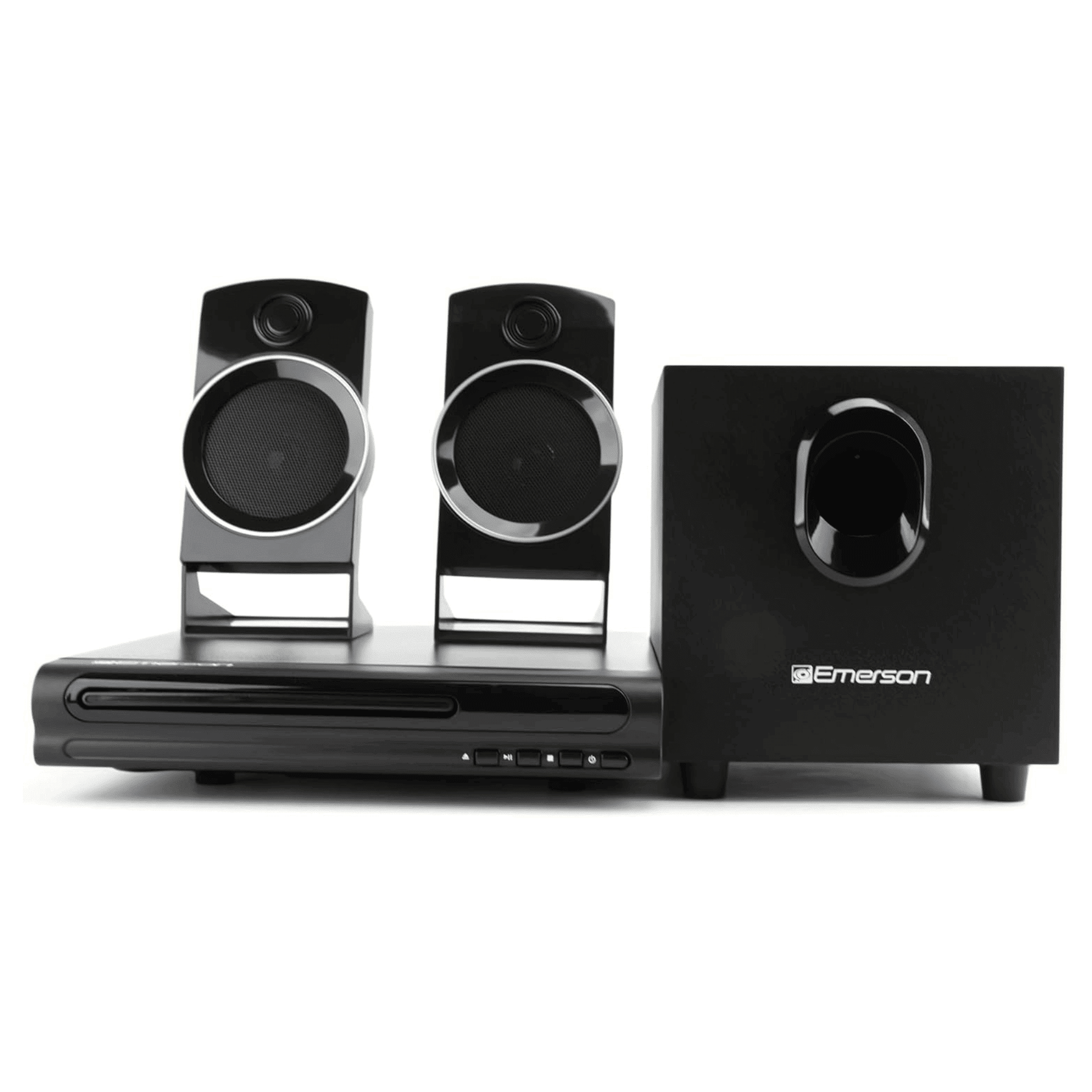 Emerson Speaker Surround Sound System & 2.1 Channel Home Theater DVD Player - DelightsDownSouth