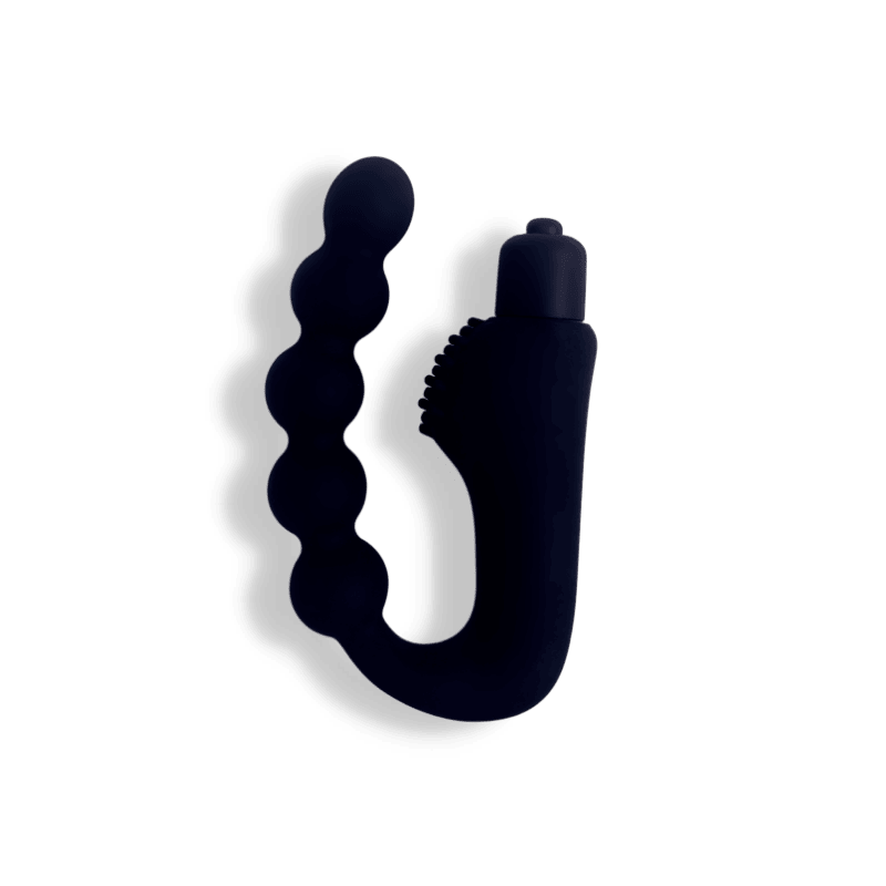 Eros – Black Anal Bead Vibrator - DelightsDownSouth