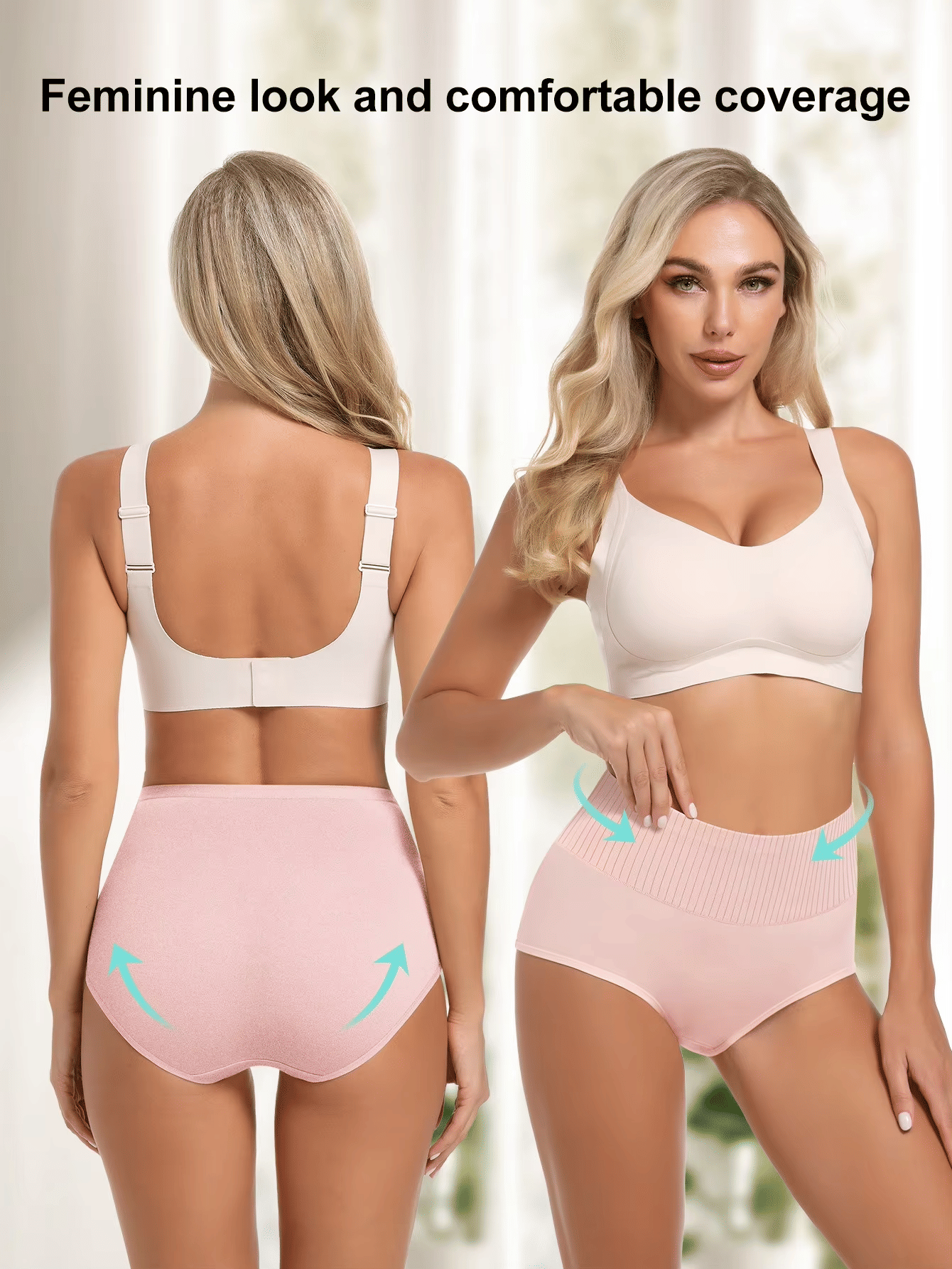 Essential 4 Pack Women's Full Coverage Underwear Briefs in Solid Colors - DelightsDownSouth