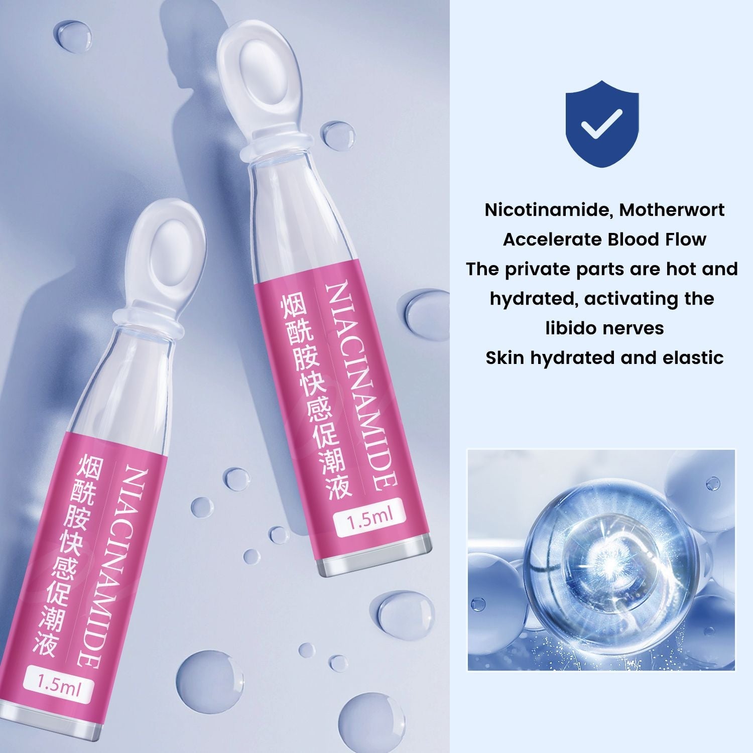 Female Nicotinamide Arousal Gel - Clitoral Stimulating Gel for Intense, Mind Blowing Pleasure for Women - Essential Female Arousal Product for Bedroom Action - DelightsDownSouth