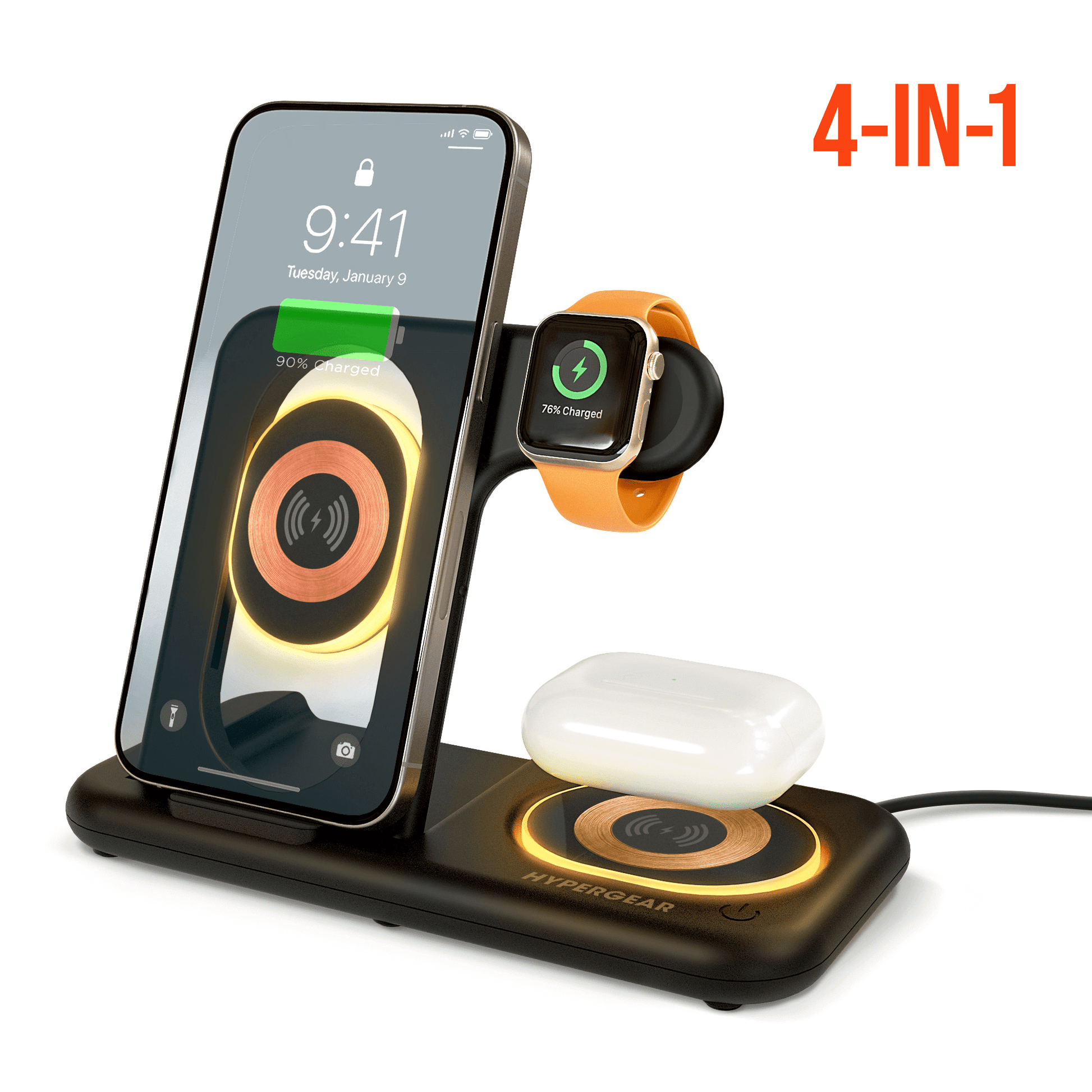 HyperGear 4 in 1 Wireless Charging Stand - DelightsDownSouth