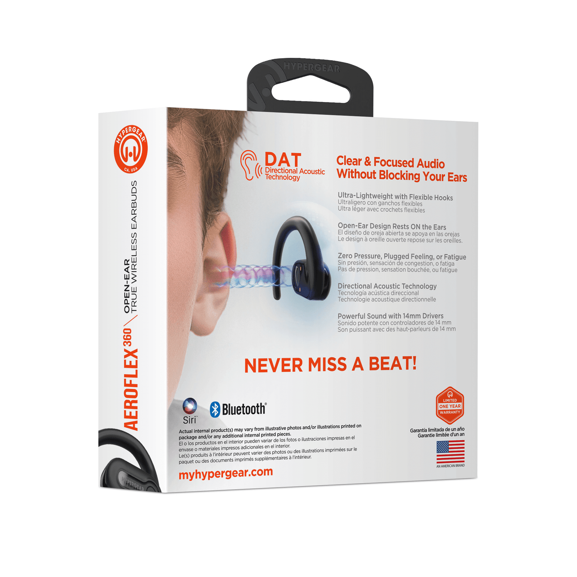 HyperGear AeroFlex 360 Open - Ear True Wireless Earbuds - DelightsDownSouth