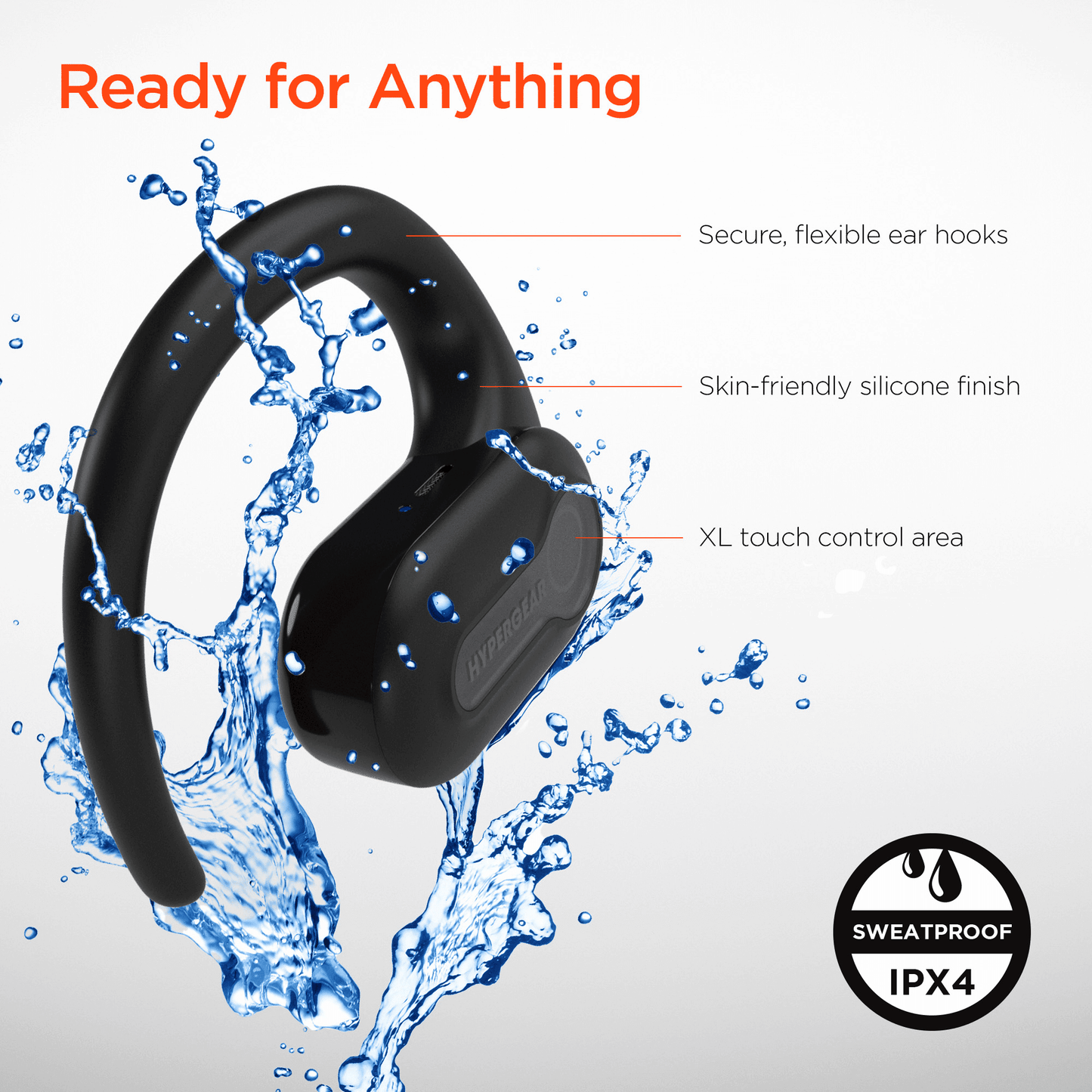 HyperGear AeroFlex 360 Open - Ear True Wireless Earbuds - DelightsDownSouth