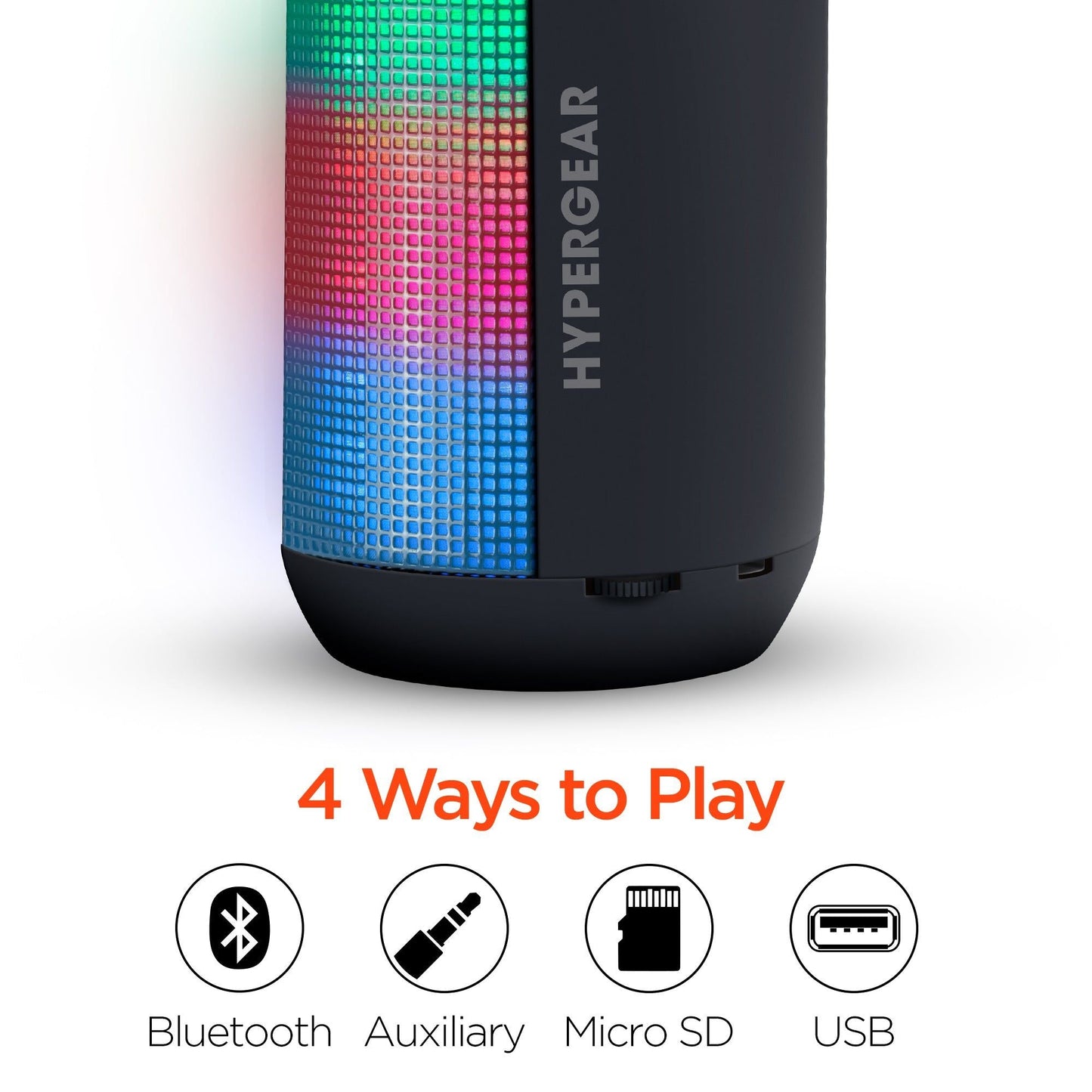 HyperGear Rave Mini Wireless LED Speaker - DelightsDownSouth