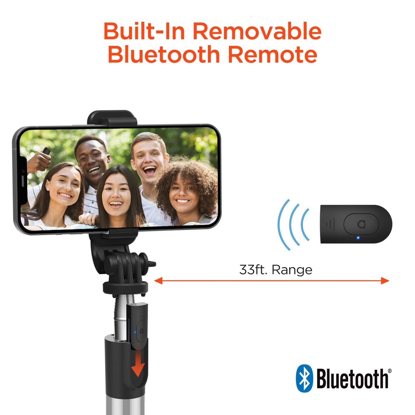 HyperGear SnapShot Wireless Selfie Stick + Tripod - DelightsDownSouth