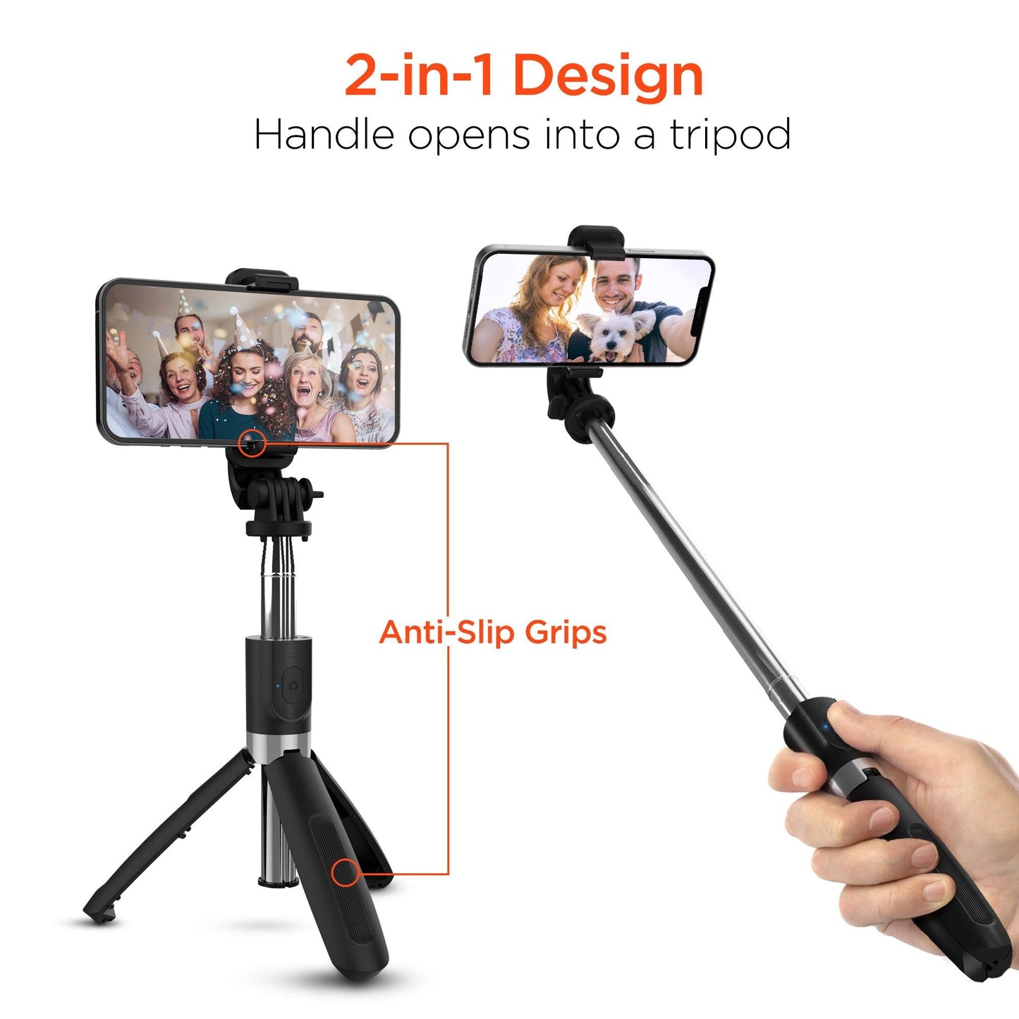 HyperGear SnapShot Wireless Selfie Stick + Tripod - DelightsDownSouth