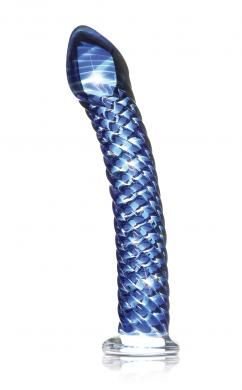Icicles No 29 Textured Glass Dildo - DelightsDownSouth