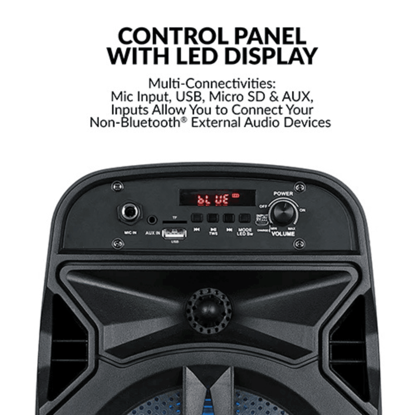 IQ Sound 8 - Inch Portable Bluetooth TWS Speaker - DelightsDownSouth