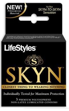 Lifestyles Skyn Non - Latex Condoms 3 Pack - DelightsDownSouth
