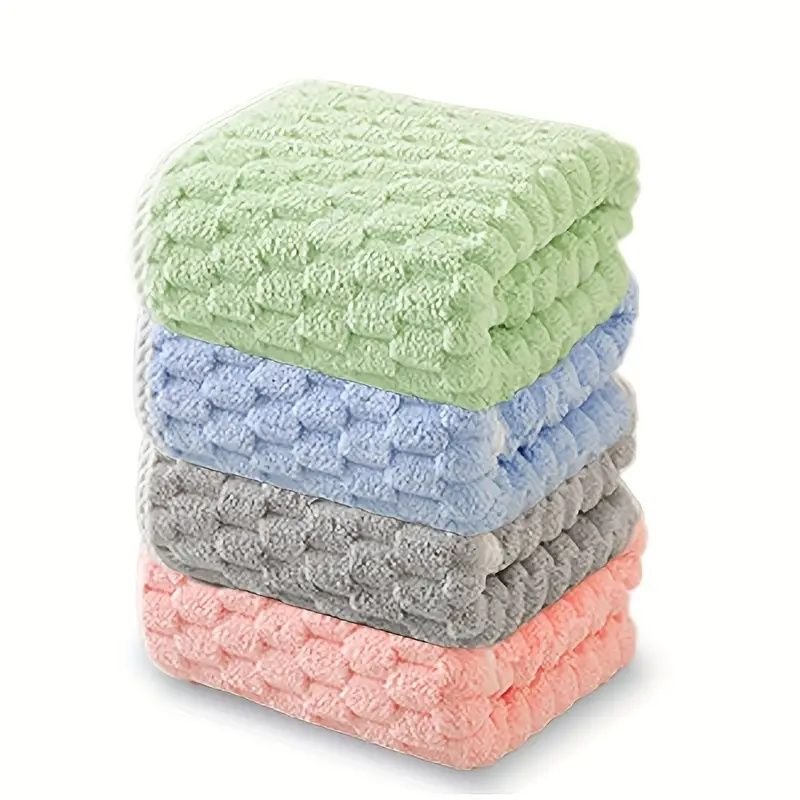 "Lifetime Durability Waffle Bath Towels - Commercial - Quality Microfiber That Lasts 300+ Washes Without Pilling or Stiffening" - DelightsDownSouth