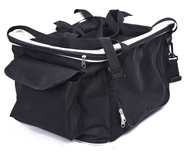 Lightweight Collapsible Safety Travel Wire Folding Pet Car Seat Carrier - DelightsDownSouth