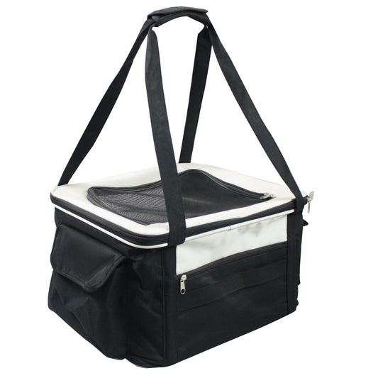 Lightweight Collapsible Safety Travel Wire Folding Pet Car Seat Carrier - DelightsDownSouth