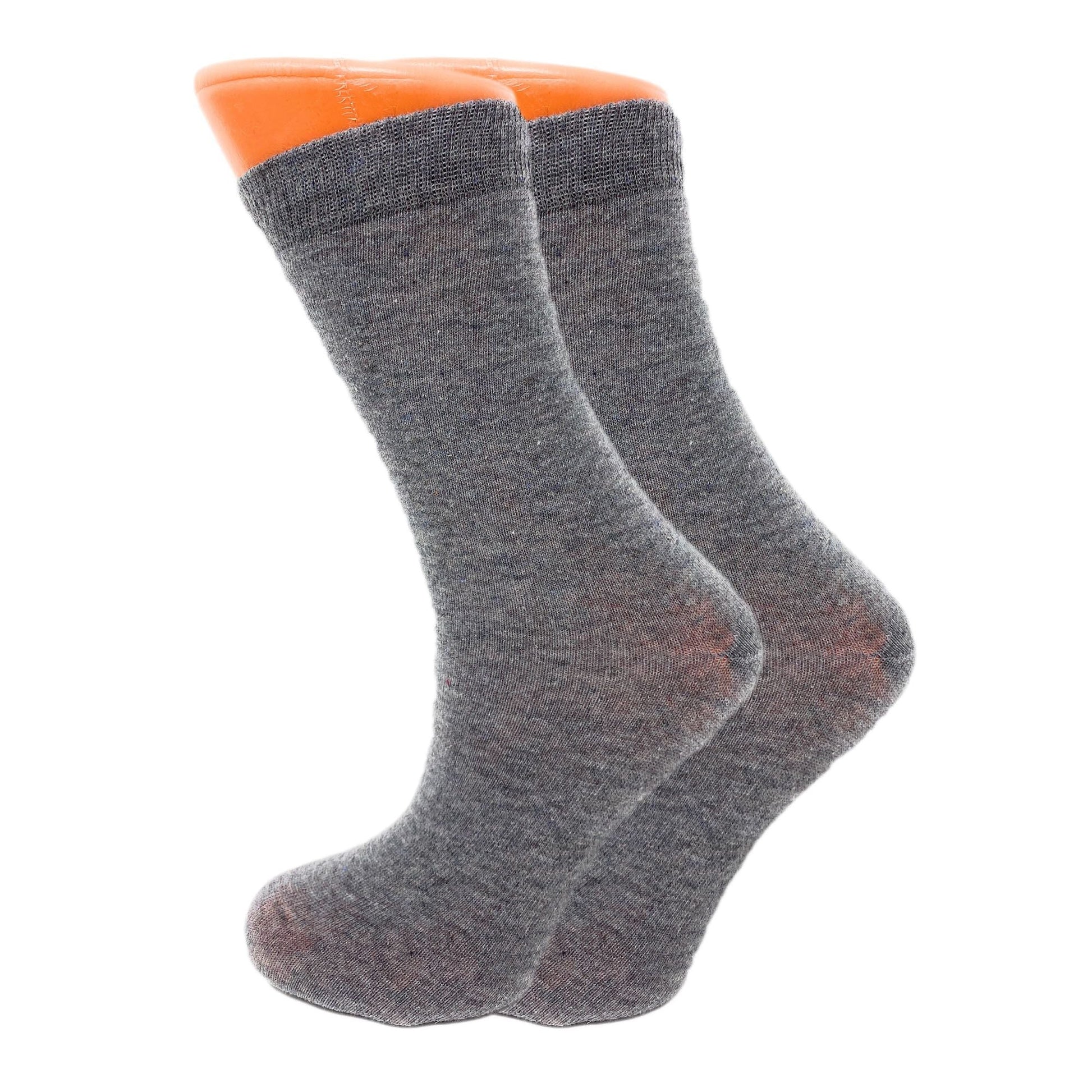 Luxury Combed Cotton Crew Socks for Women Colorful Casual Socks 6 Pairs - DelightsDownSouth