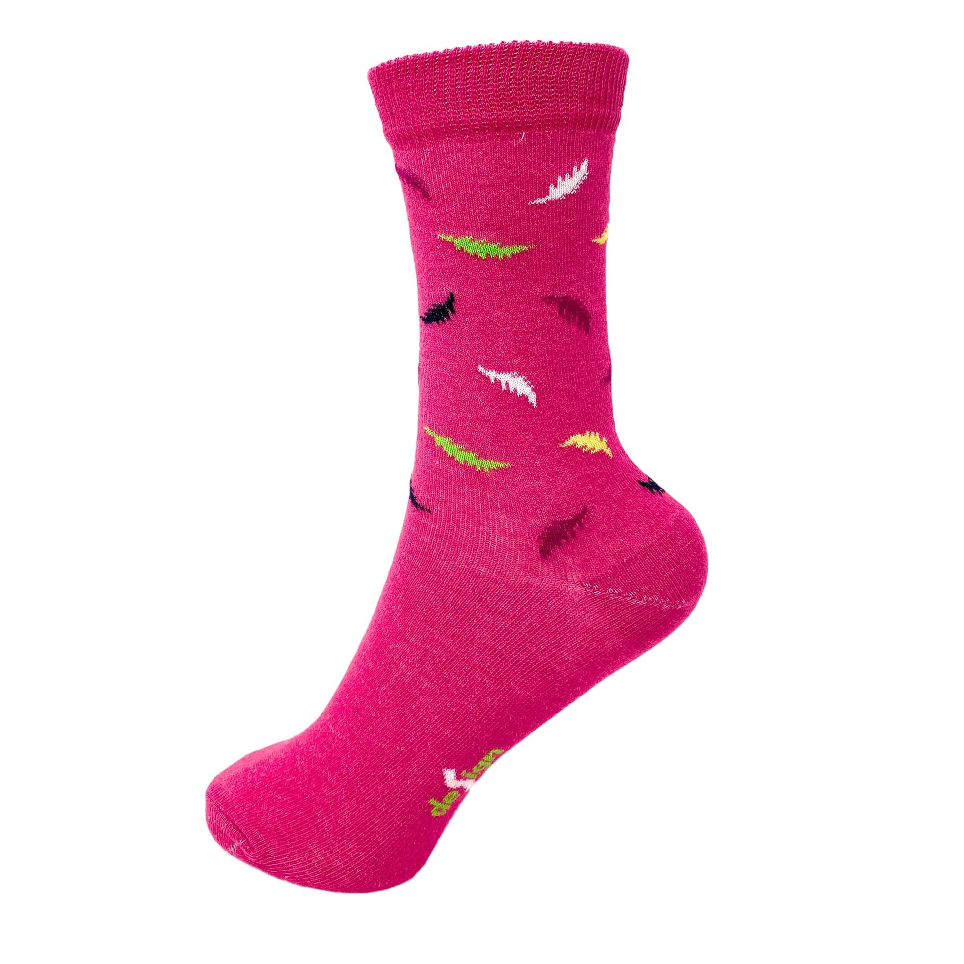 Luxury Combed Cotton Crew Socks for Women Colorful Casual Socks 6 Pairs - DelightsDownSouth