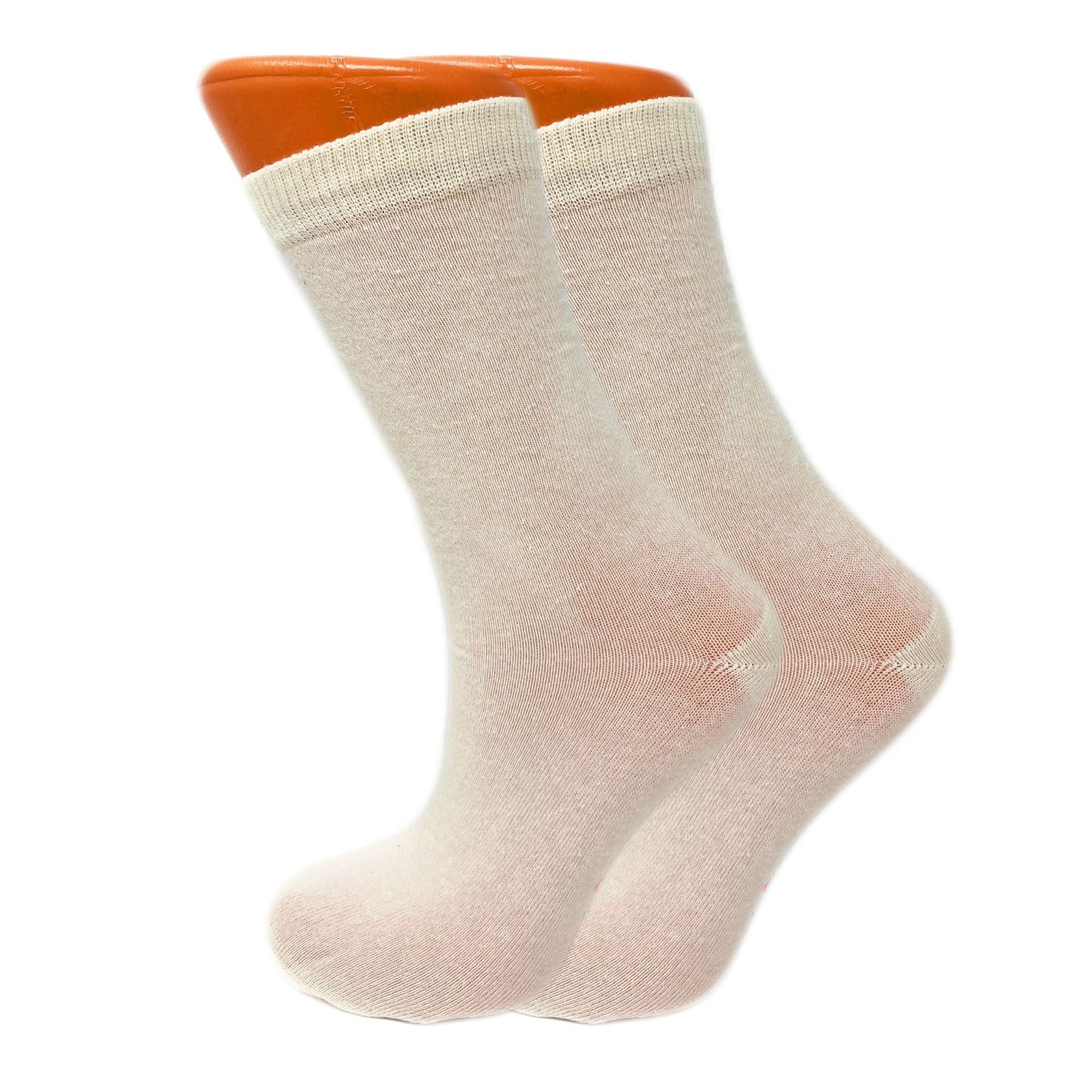 Luxury Combed Cotton Crew Socks for Women Colorful Casual Socks 6 Pairs - DelightsDownSouth