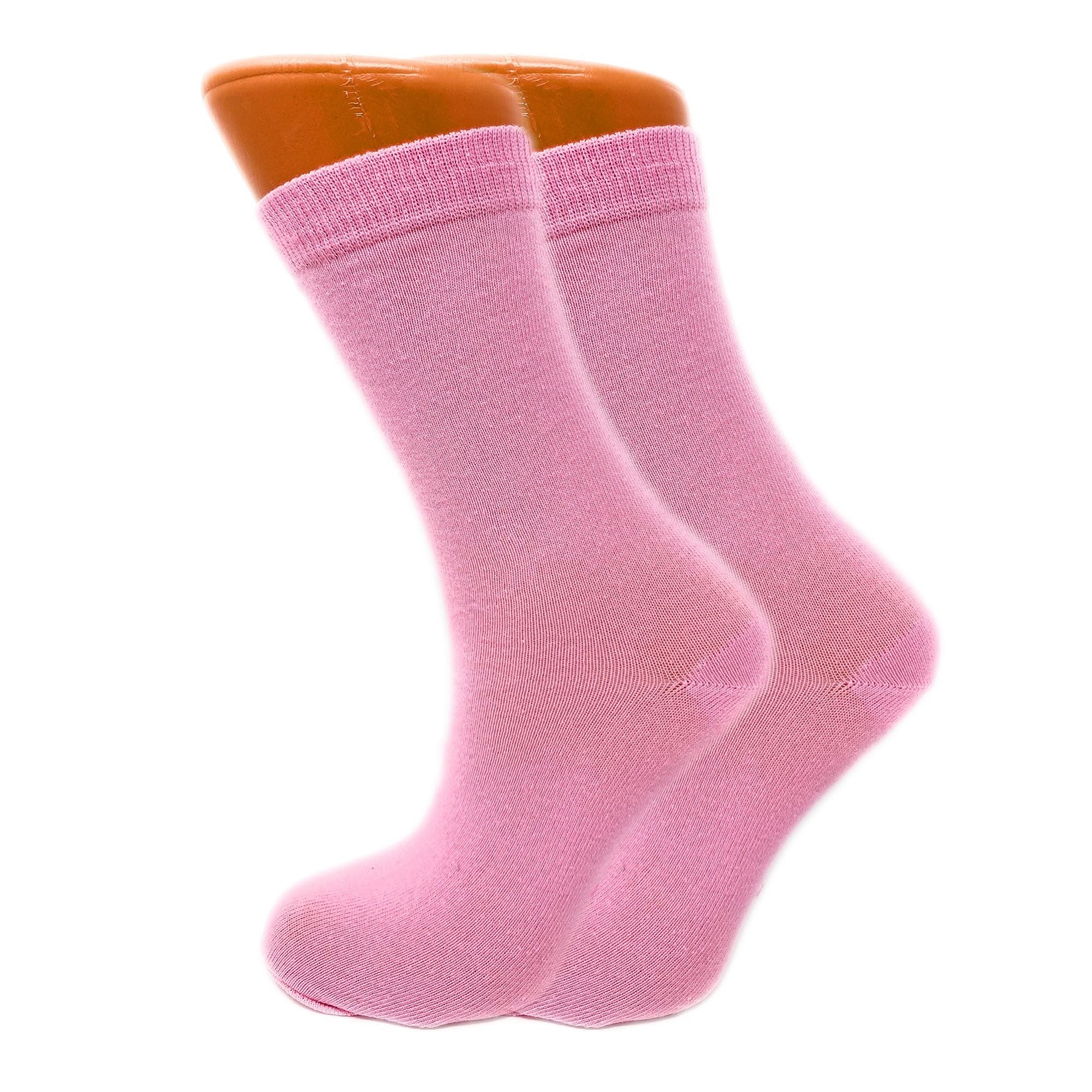 Luxury Combed Cotton Crew Socks for Women Colorful Casual Socks 6 Pairs - DelightsDownSouth