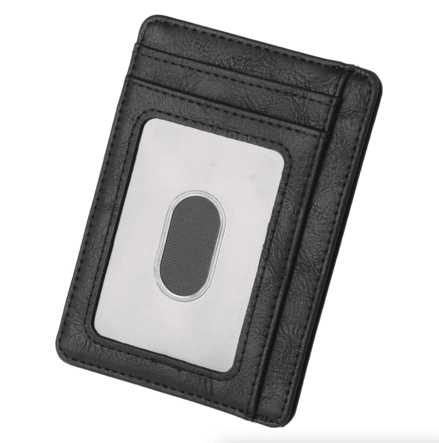 Mens Leather Slim Wallet Credit Card Holder RFID Blocking Pocket ID Money PU USA - DelightsDownSouth