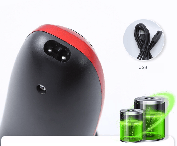 Men's Razor Rotary Waterproof Electric Shaver Pop - Up Trimmer Wet Dry Cordless - DelightsDownSouth
