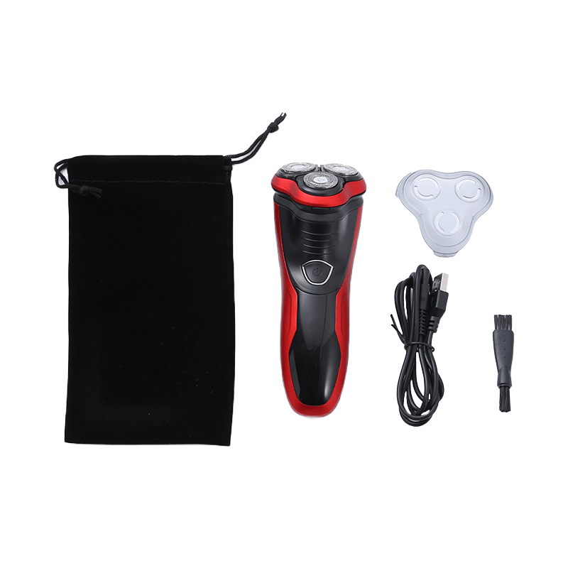 Men's Razor Rotary Waterproof Electric Shaver Pop - Up Trimmer Wet Dry Cordless - DelightsDownSouth