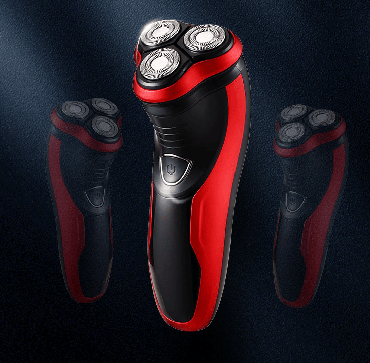 Men's Razor Rotary Waterproof Electric Shaver Pop - Up Trimmer Wet Dry Cordless - DelightsDownSouth