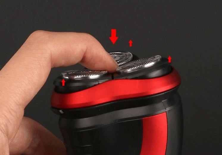 Men's Razor Rotary Waterproof Electric Shaver Pop - Up Trimmer Wet Dry Cordless - DelightsDownSouth