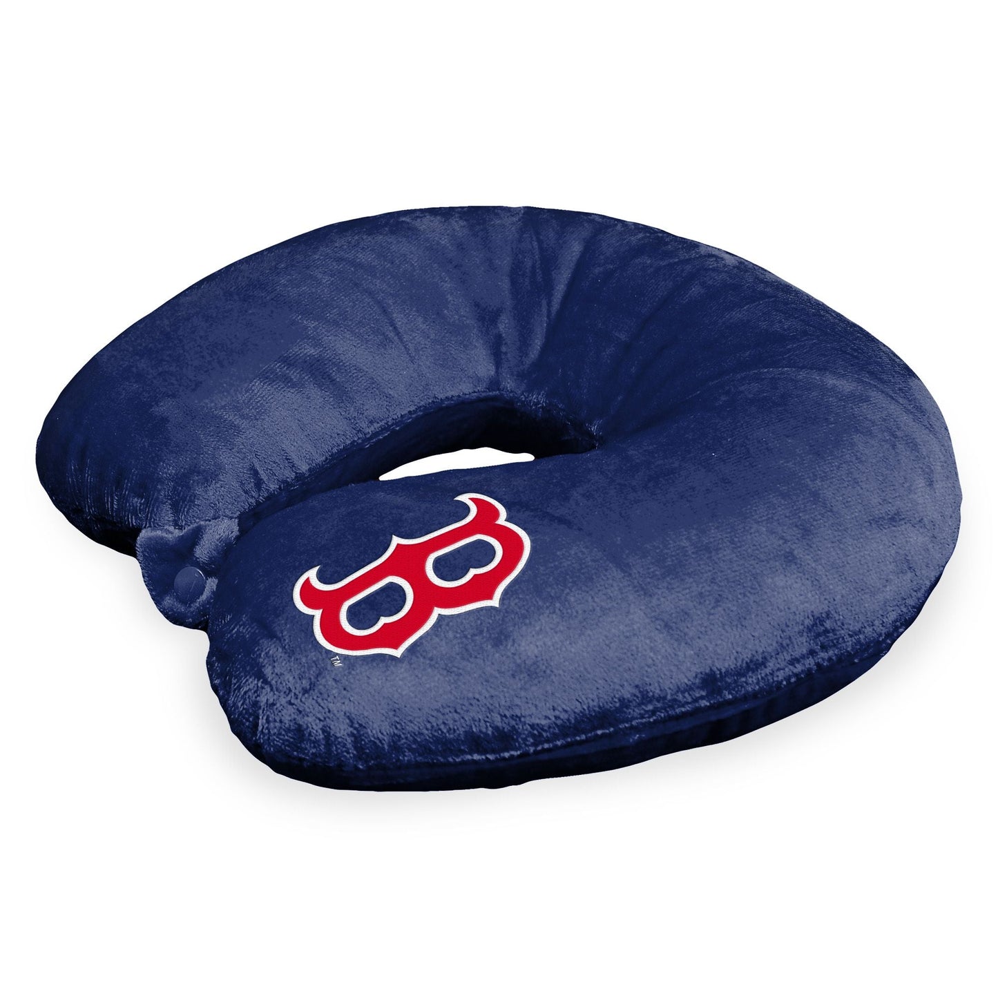 MLB Boston Red Sox Applique Neck Pillow 12x13 Inches - DelightsDownSouth