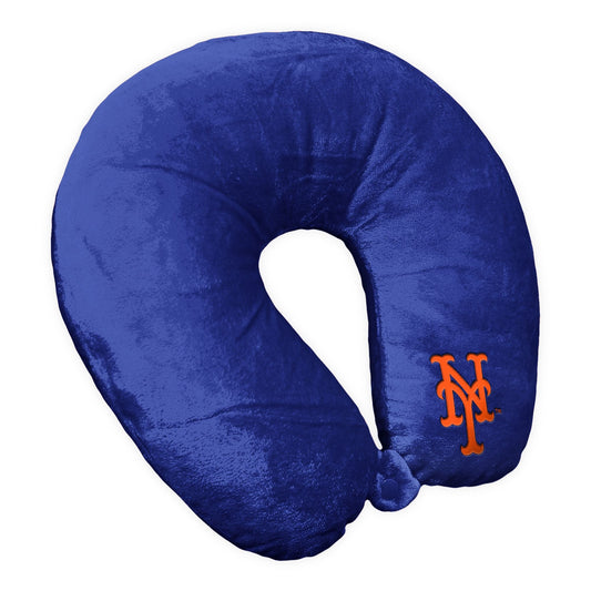 MLB New York Mets Applique Neck Pillow 12x13 Inches - DelightsDownSouth