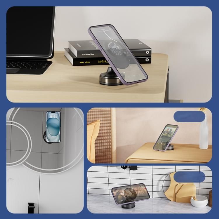 Multi - Adjustable Magnetic Phone Holder with Foldable Suction Cup for Easy Mounting - DelightsDownSouth