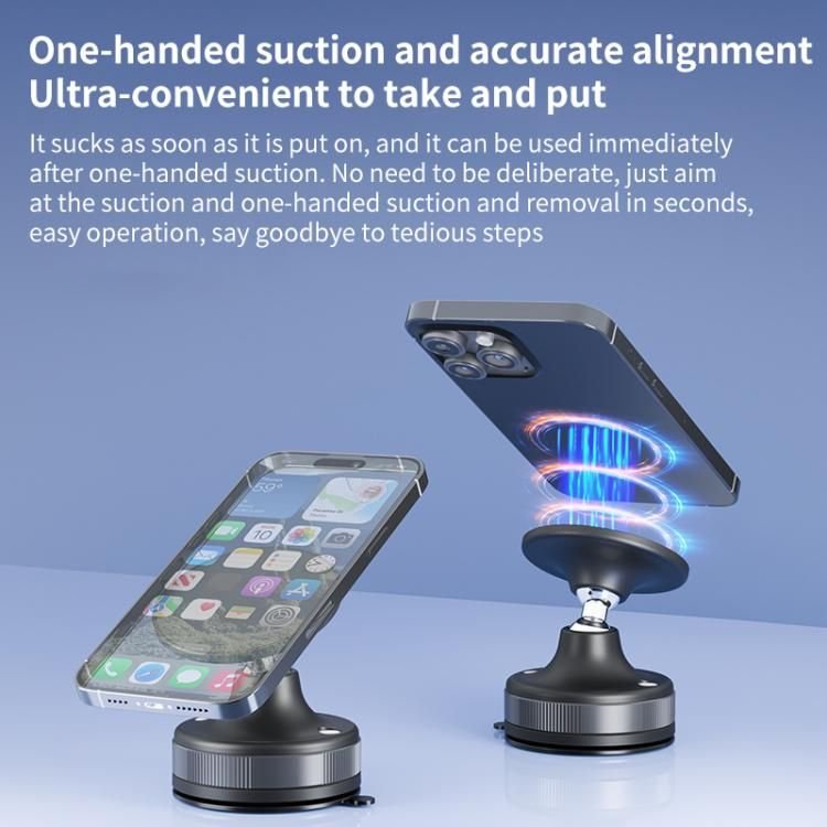 Multi - Adjustable Magnetic Phone Holder with Foldable Suction Cup for Easy Mounting - DelightsDownSouth