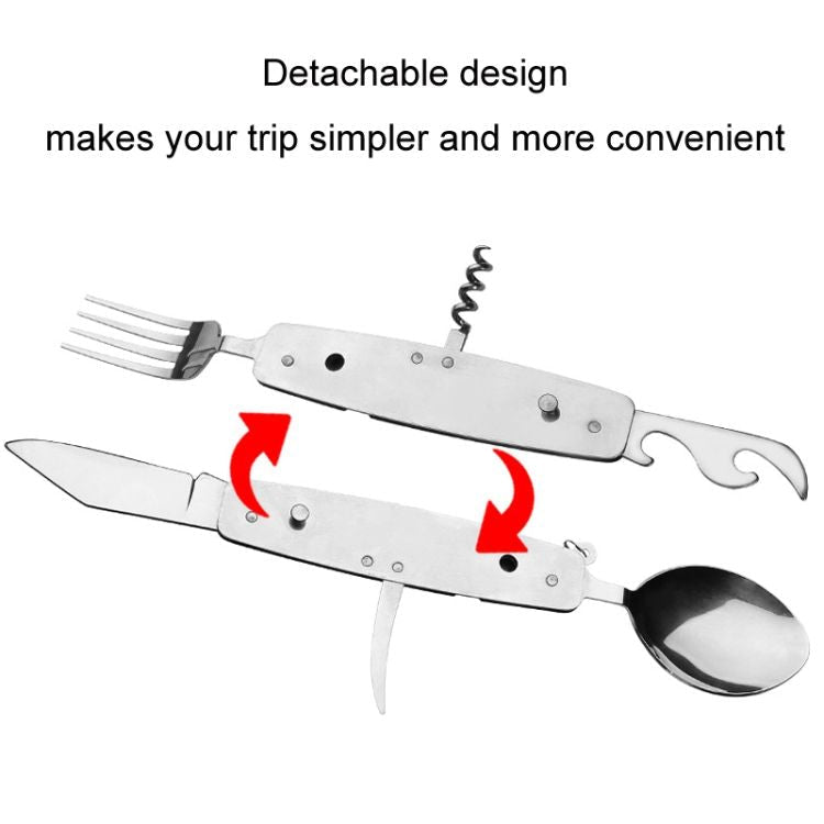 Multifunctional Outdoor Camping Detachable Folding Tableware - DelightsDownSouth