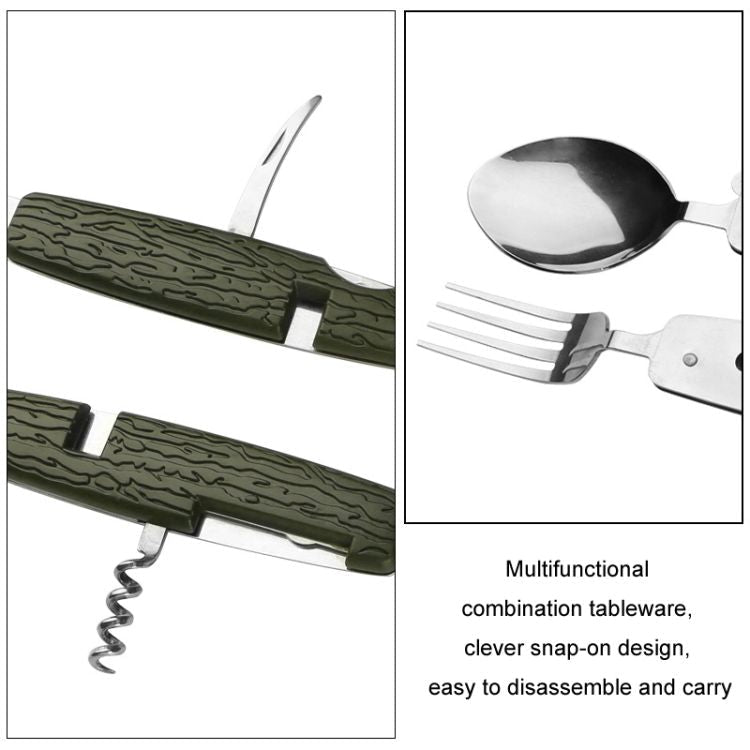 Multifunctional Outdoor Camping Detachable Folding Tableware - DelightsDownSouth