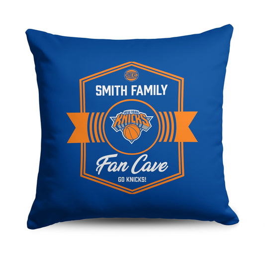NBA New York Knicks Dominion Personalized Throw Pillow 18×18 Inches - DelightsDownSouth