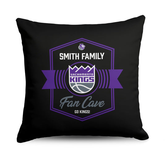 NBA Sacramento Kings Dominion Personalized Throw Pillow 18×18 Inches - DelightsDownSouth