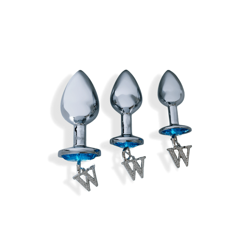 Opis – 3 piece luxury gem butt plug & anal training kit - DelightsDownSouth