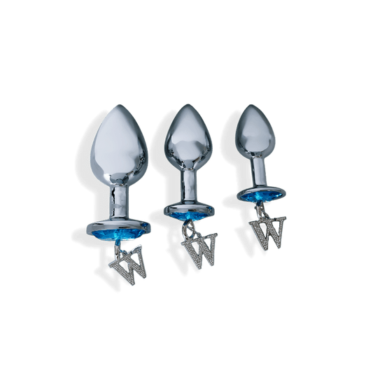 Opis – 3 piece luxury gem butt plug & anal training kit - DelightsDownSouth